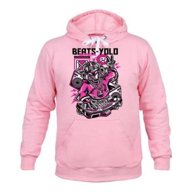 Imagem de Moletom 100% Algodão Flanelado Yolo - Surprass, Rosa, GG