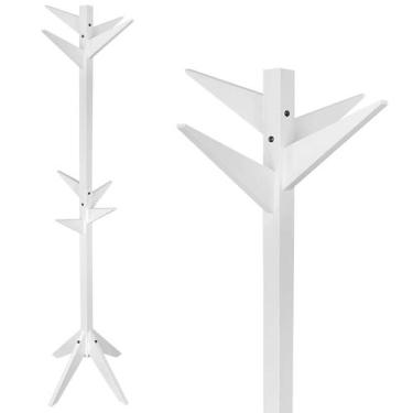 Imagem de Cabideiro De Pé Mancebo Madeira Reticulado Com Arara - Resion