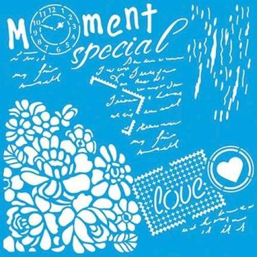 Imagem de Stencil Litoarte Rose Ferreira 20 x 20 cm - STXX-007 Mixed Media Momen