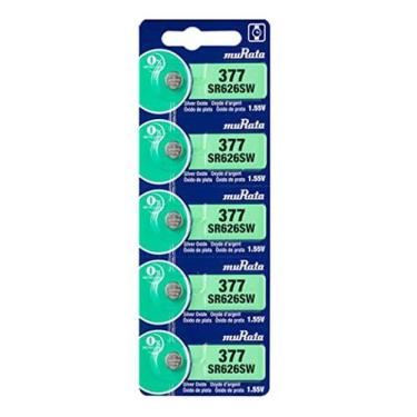 Imagem de 5 Baterias Sony 377 Sr626sw Original Lr626 177 Ag4 - MURATA