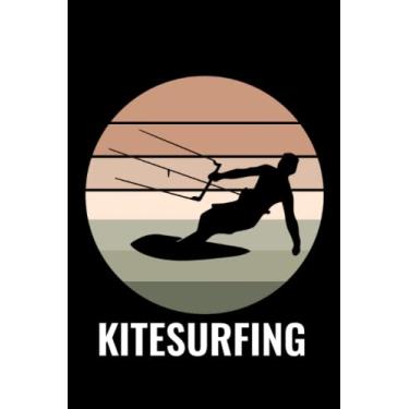 Imagem de Kitesurfing: Kitesurf Waters Sports Blank Lined Journal Notebook Diary