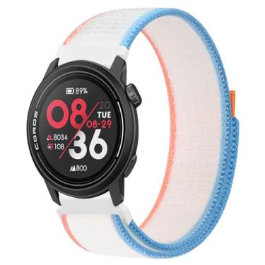 Imagem de Meliya Pulseiras de nylon compatíveis com Coros Pace 3/Apex 2 Pro/Apex Pro/Apex 46 mm, pulseira de reposição esportiva de nylon macio para relógio Coros Pace 3 (Starlight)