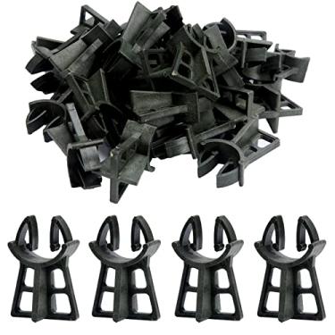 Imagem de TXZWJZ Cadeiras de Vergalhão Cadeira de Suporte de Vergalhão Cadeiras de Vergalhão de Plástico Espaçador de Plástico Resistente Suporte de Vergalhão de Concreto Serve para Tamanhos (, Preto)