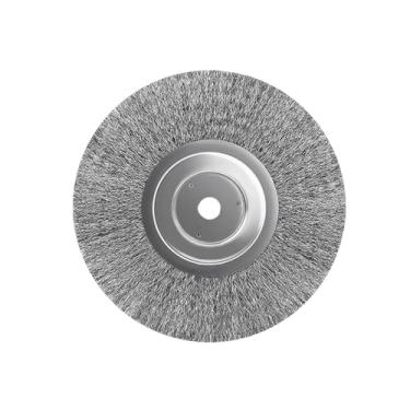 Imagem de Escova de arame de aço de 75-200 mm, rodas de arame, escova redonda para limpeza de moedor de bancada, polimento de ferrugem, ferramenta abrasiva de rebarbação, 125x16 mm, 1