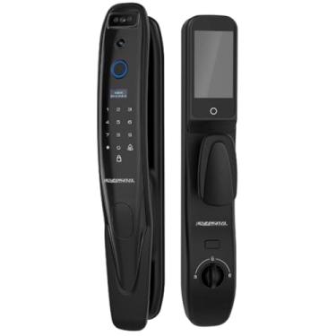 Imagem de Fechadura Inteligente Wi-Fi Com Leitor Facial Biometria Senha Tag Chave Abertura Remota Por Aplicativo Novadigital SL-ID