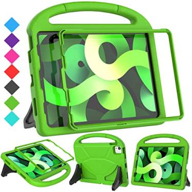 Imagem de SUPLIK Capa infantil para iPad Air 5ª/4ª geração (10,9 polegadas, 2022/2020), construída com protetor de tela, capa à prova de crianças para iPad Air da Apple 4/5 e Pro 11 versão antiga, verde