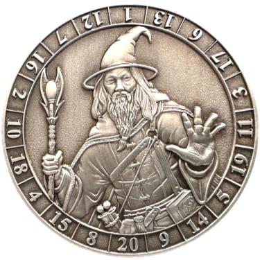 Imagem de Goliath Coins - d20 Male Human Wizard Dice Coin