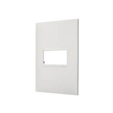 Imagem de Placa Pial Plus+ 4X2cm Um Posto Branco - Pial Legrand