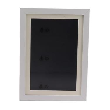 Imagem de Quadro de Arte Infantil Com Placa de Densidade PS Abertura Frontal Magnética, Contém Imagens de 50pcs para Artesanato para Desenho Escolar, Exibição de Imagem Mutável (Branco)