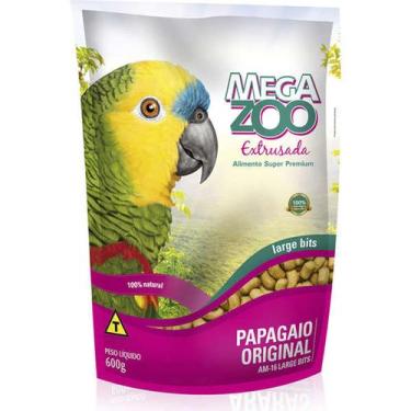 Imagem de Ração Megazoo Extrusada Bits para Papagaio Large (AM-16) - 600 g