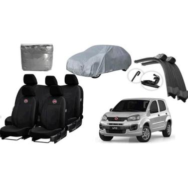 Imagem de Conjunto de Capa para Uno 12-18: Capa de Couro, Capa de Cobrir e Limpa