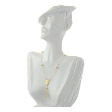Imagem de Gargantilha Terço Ouro 18k 750 45 Cm 3 Mm. Joia Religiosa! - JOIE JOIA