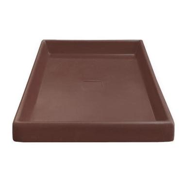 Imagem de Prato Base Grande Quadrado Vaso Planta Em Polietileno 50 Cm