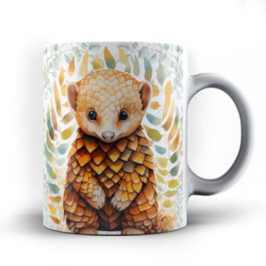 Imagem de Caneca xicara Tatuzinho Armadillo Ball Tatu bola 25 (Laranja)