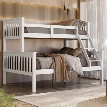 Imagem de Cama Beliche Woodstore Casal E Solteiro Em Madeira (Branco)