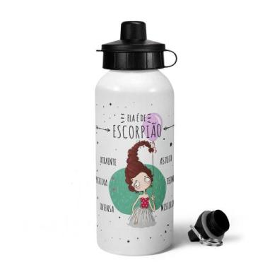 Imagem de Garrafa Squeeze MQ Signos - Ela é de Escorpião - 600ml - JPS INFO