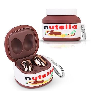 Imagem de (1 pacote) Capa de silicone com desenho animado BGAANM com chaveiro projetada para Samsung Galaxy Buds2 Pro (2022)/Galaxy Buds 2 (2021)/Galaxy Buds Pro (2021)/Galaxy Buds Live (2020)