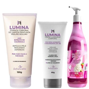 Imagem de tira manchas suvaco axilas entre a perna hidrata esfolia kit - Gall