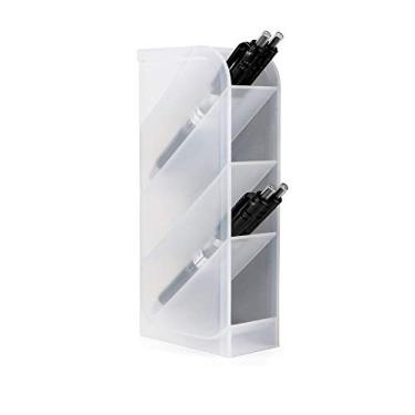 Imagem de Porta-lápis de caneta/mesa de papelaria organizador de pincéis de maquiagem, caixa de mesa, escritório, material escolar, organizadores para canetas, borrachas, pincéis de tinta, suporte de