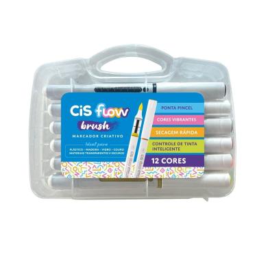 Imagem de Marcador Criativo Flow Brush Estojo Cis