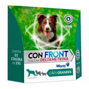 Imagem de ConFront Coleira Deltametrina Cães Grandes World 25g - World Veterinár