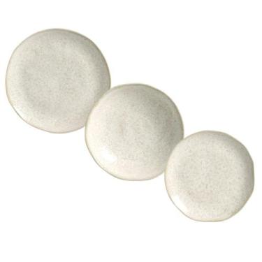 Imagem de Jogo de Pratos 18 Peças Orgânico Vanilla Porto Brasil