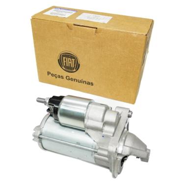 Imagem de Motor Arranque Partida Grand Siena Palio Uno 1.4 Evo 2011 a 2021 Mobi Fire após 2015 11 Dentes - Original Fiat - 52002707