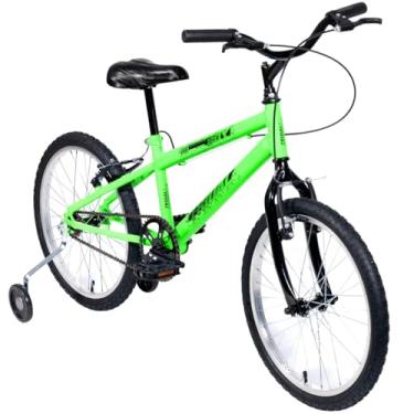 Imagem de Bicicleta Infantil Aro 20 Tridal MTB Boy com Roda Lateral (Verde)