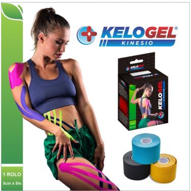 Imagem de Taping adesivo fisioterapia muscular kelogel premium 5UN
