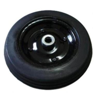 Imagem de Roda 8' Borracha Maciça P/ Carrinho Armazem, C/ Rol. Rolete - Gs Metal