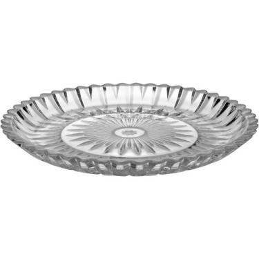 Imagem de Centro de Mesa Redondo de Vidro Modelo Premium Luxo 3x29cm - NH