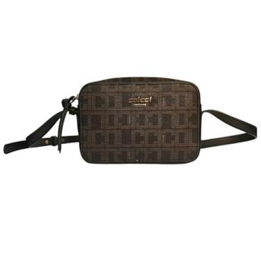 Imagem de Bolsa Feminina Colcci Camera Bag Monograma (Café)