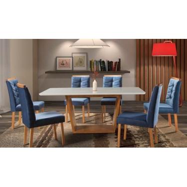 Imagem de Sala de Jantar Completa 6 Cadeiras 1,80x0,90 Turim Art Salas