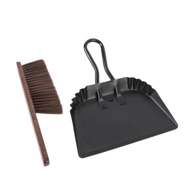 Imagem de Conjunto de pó e Pincel, Vassoura Pequena e pó de Lixo Com Alça de Aço Inoxidável, Mini Vassoura de Mão e Conjunto de Lixo, Pista de Serviço Pesado e Pincel para Cozinha /