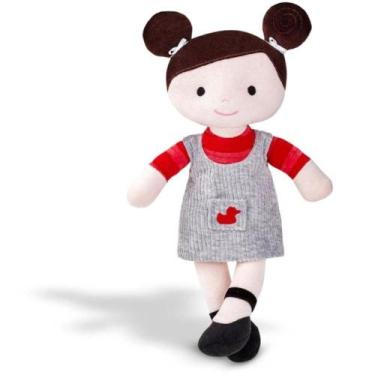 Imagem de Pelúcia Boneca Lara Morena 35CM - ZIP
