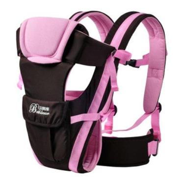 Imagem de Canguru Ergonômico Bebê 0 A 12 Meses Mila Toys Comfort Top, Rosa