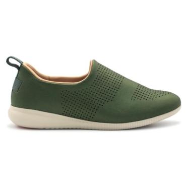 Imagem de Tênis Usaflex Feminino Slip On Verde Floresta Af0607010 40