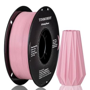 Imagem de TINMORRY Filamento PETG reforçado com fibra de vidro de 1,75 mm, filamento de impressão 3D fosco PETG GF de alta resistência ao impacto, durabilidade e rigidez, serve para impressoras 3D Bambu Lab FDM