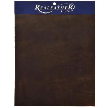 Imagem de Realeather Crafts Peça de couro Triumph Trim-Piece, 20 x 28 cm, marrom