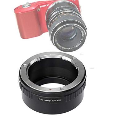 Imagem de Fotasy Adaptador de lente CY para Sony E-Mount, lente Contax Zeiss C/Y para adaptador de montagem E, lente Contax de montagem E, serve para Sony NEX-5T NEX-6 NEX-7 a3000 a3500 a5000 a5100 a6000 a6100 a6300 a6400 a6 a6500 a6600, NACY