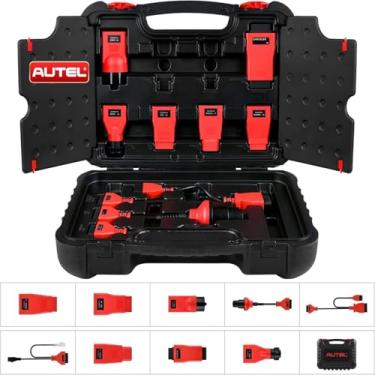 Imagem de Autel MaxiSys MSOBD2KIT Kit adaptador não OBDII, 9 conectores para veículos entre 1996 e 2002 sem porta OBD2, dentro de um estojo de transporte moldado por sopro, compatível com MSUltra MS919 MS909