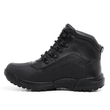 Imagem de Bota Militar Resistente em Couro Legitímo Acero Modelo Titan Preto Con