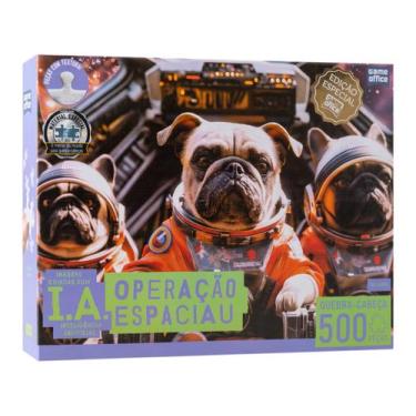 Imagem de Quebra-cabeça 500 Peças Game Office  - IA Operação Espaciau Toyster Br