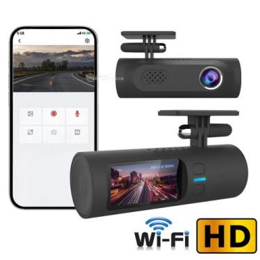 Imagem de Câmera Veicular 28801620, Grande Angular 140, Gravação em Loop e Wi-Fi