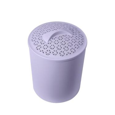 Imagem de Cesto Para Roupas Sujas Bebê Antiviral Baby Mel Quarto Enxoval(Lilás)