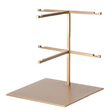 Imagem de Xgdsnly Suporte para óculos de , Suporte para óculos de , Armação de aço Inoxidável, Suporte para óculos, Organizador de óculos de para Mesa, Casa , Nível Ouro 2