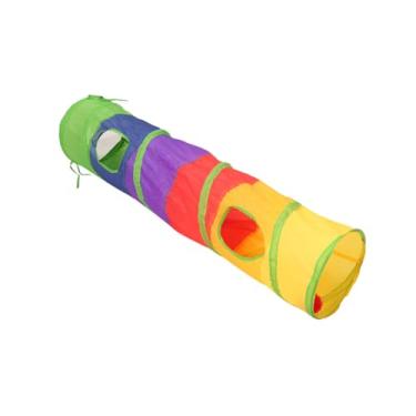 Imagem de Brinquedo Pets Túnel Labirinto Para Gatos Cães Dobravel Brinquedo Interativo Colorido
