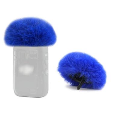Imagem de LEFXMOPHY Protetor De Vento Azul Para Microfone Dji Mic 2 / Osmo Pocket 3 (Não Inclui Capa), Pacote Com