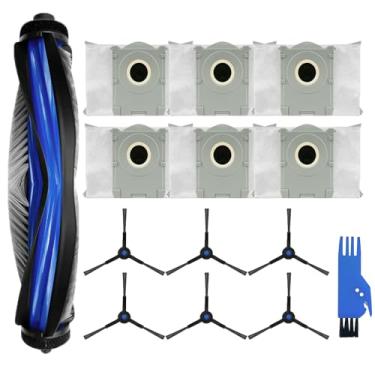 Imagem de Frexusuent Acessórios para aspirador de pó Ecovacs Deebot X8 Pro Omni, robô Omni T50 Pro, 1 escova principal, 6 sacos de pó, 6 escovas laterais, kit de substituição T50 Pro Omni