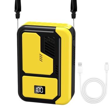 Imagem de Ventilador de Cintura com Clip,Ventilador De Cintura Com Fixação | Cooler De Ar Com Display Digital, Aparelho Silencioso Com 3 Velocidades Para Pai, Marido, Namorado, Mãe
